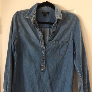 JCrew Denim Shirt Size 6